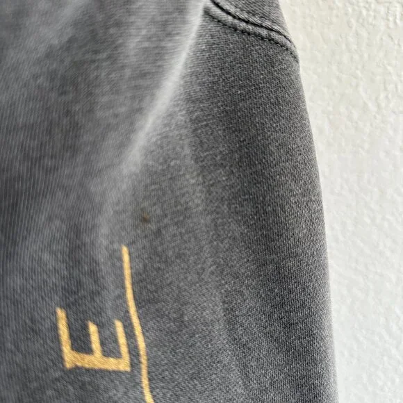 Daddy Yankee “Legendaddy” Hoodie - Medium - Charcoal Gray with Gold Print - Picture 5 of 8